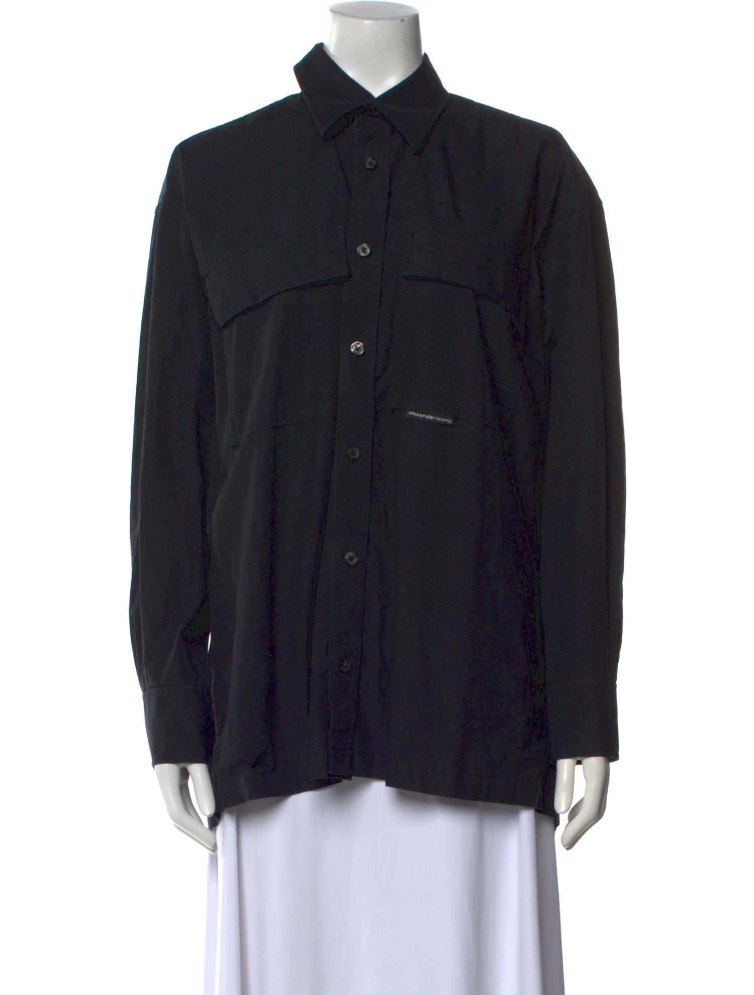 Alexanderwang.T Long Sleeve Button-Up Top