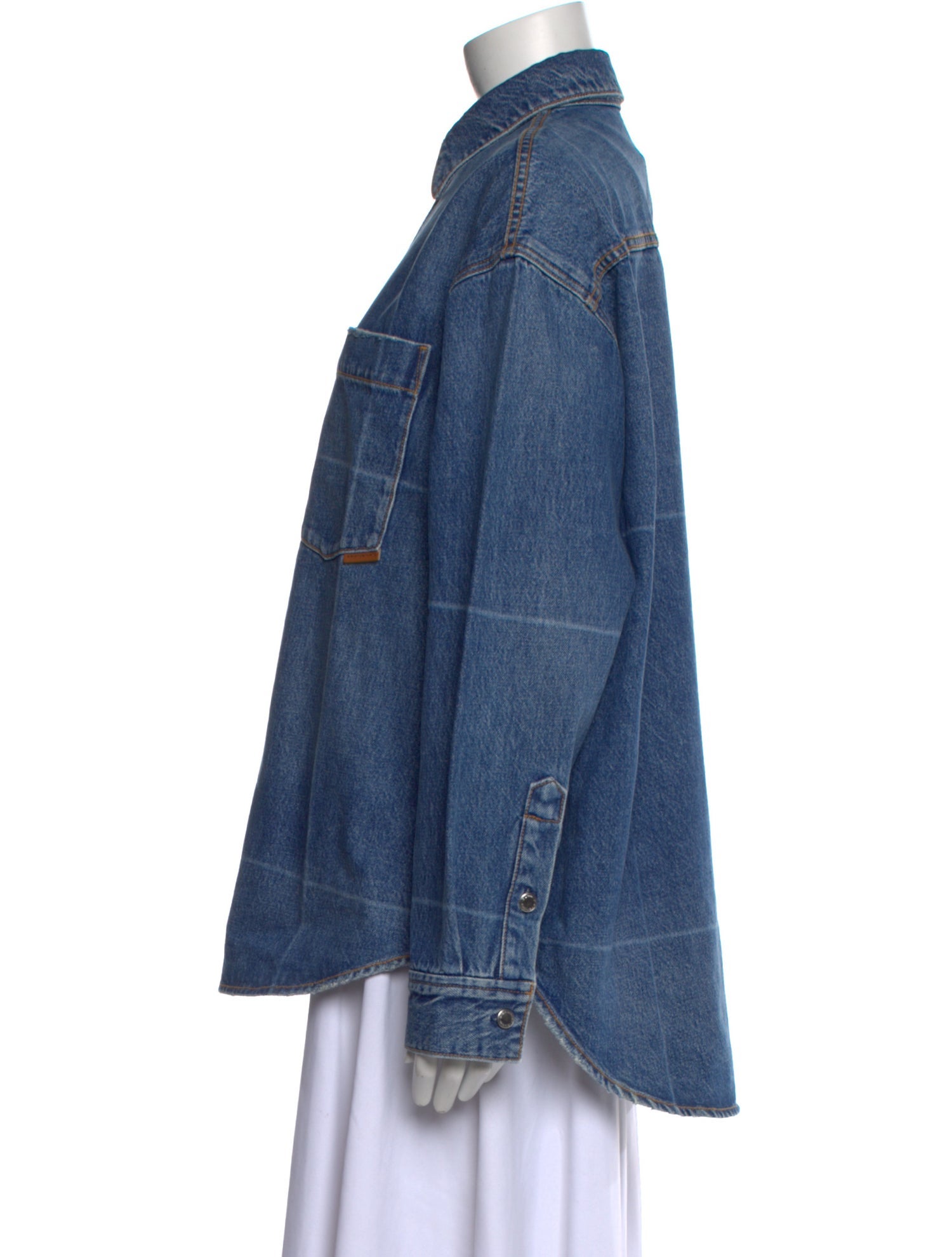 Alexander Wang Long Sleeve Button-Up Top w/ Tags