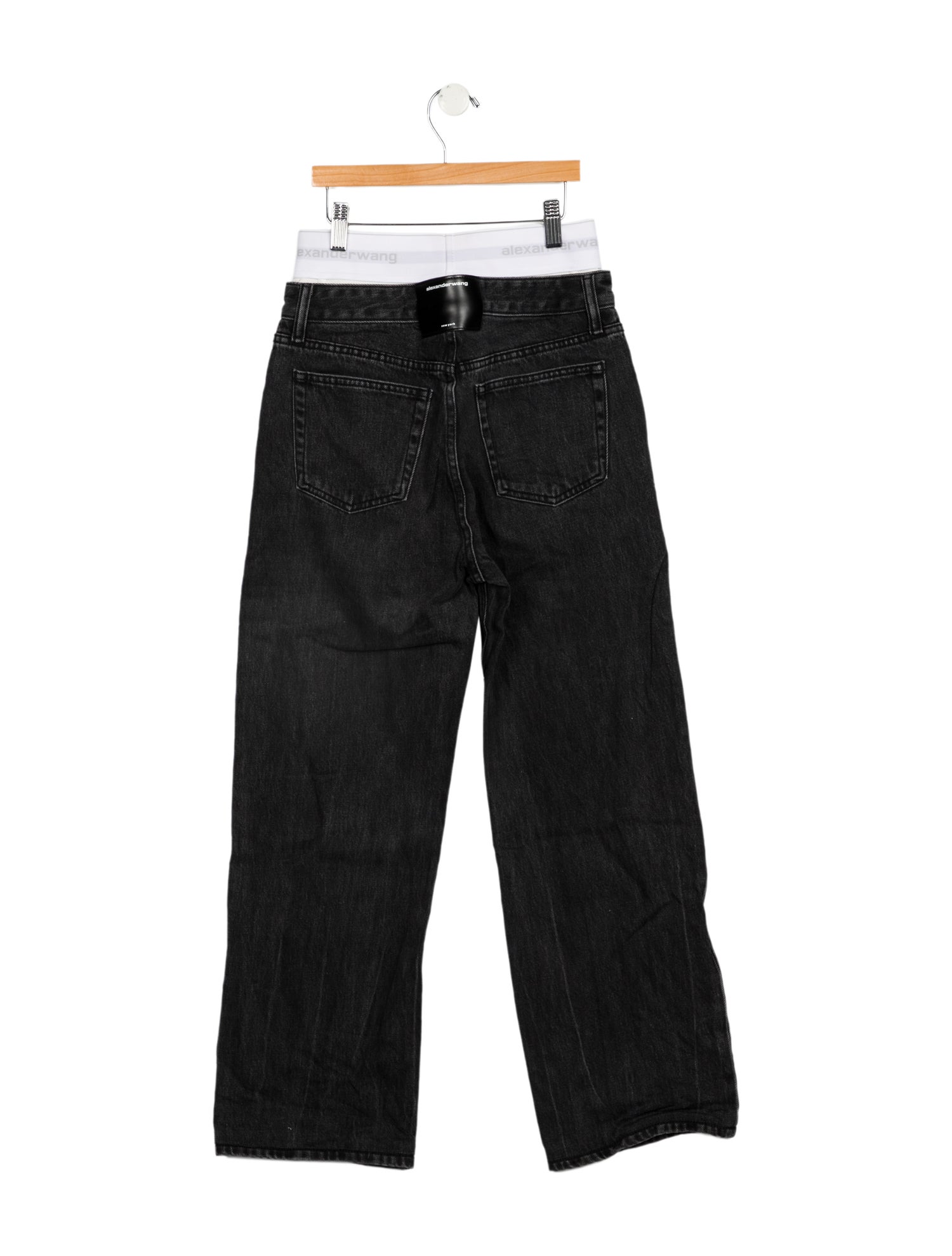 Alexander Wang Mid-Rise Wide Leg Jeans