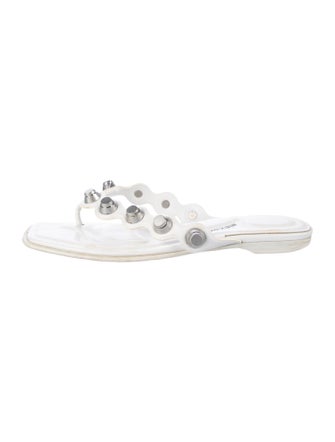Alexander Wang Rubber Studded Accents Slides