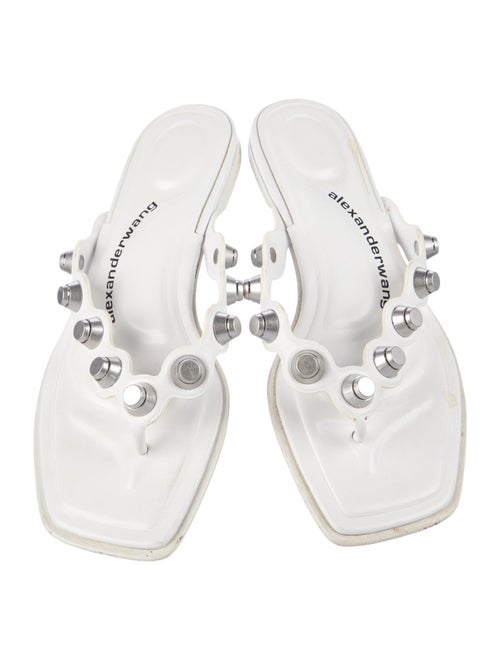 Alexander Wang Rubber Studded Accents Slides