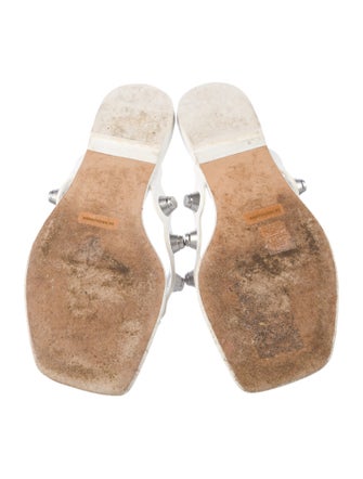 Alexander Wang Rubber Studded Accents Slides