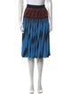 Alexander Wang Striped Knee-Length Skirt