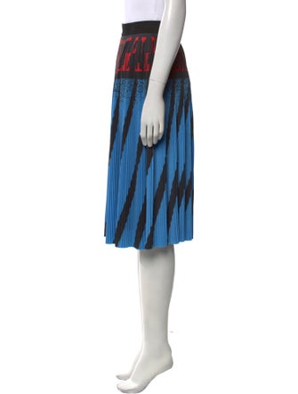 Alexander Wang Striped Knee-Length Skirt