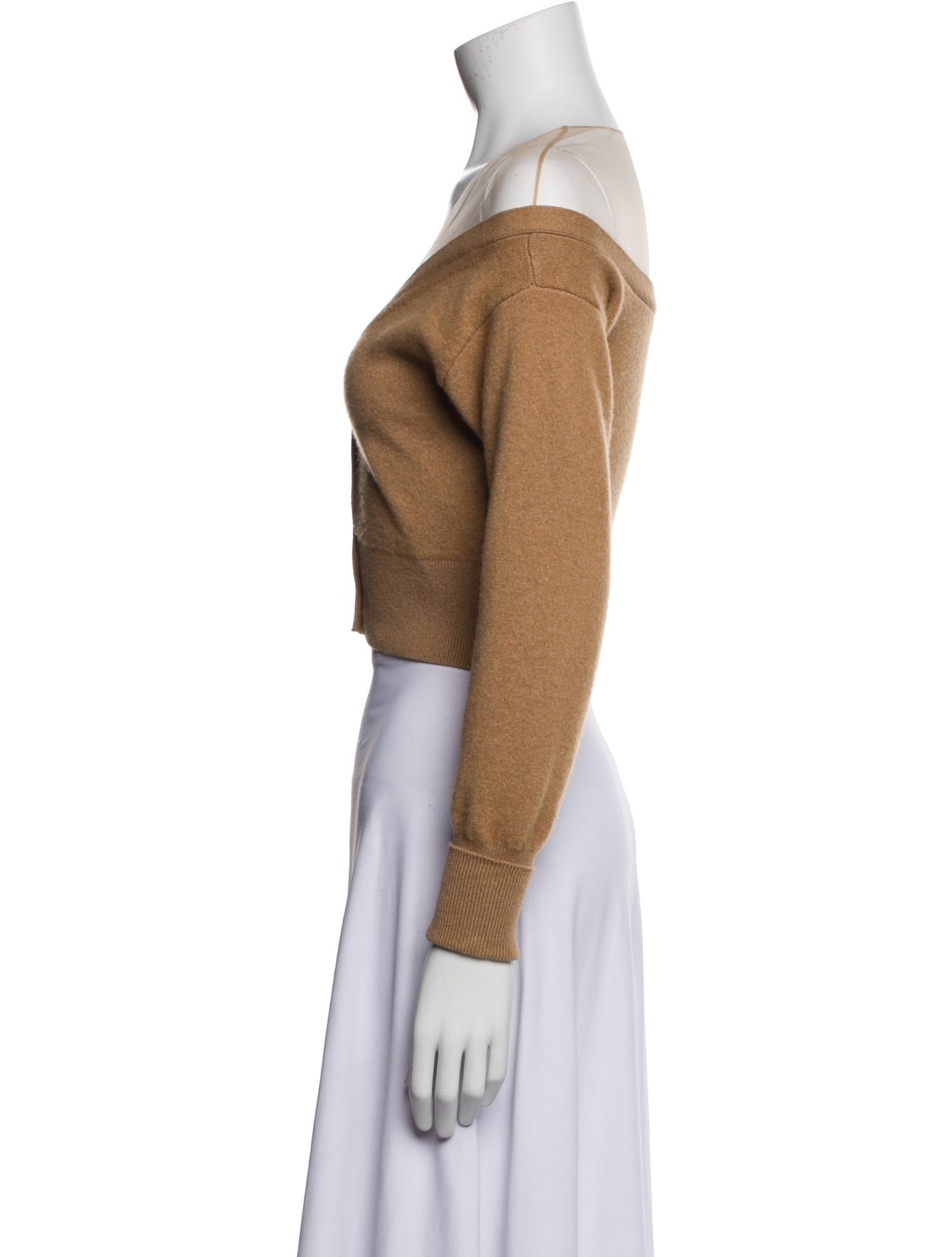 Alexander Wang Wool V-Neck Crop Top