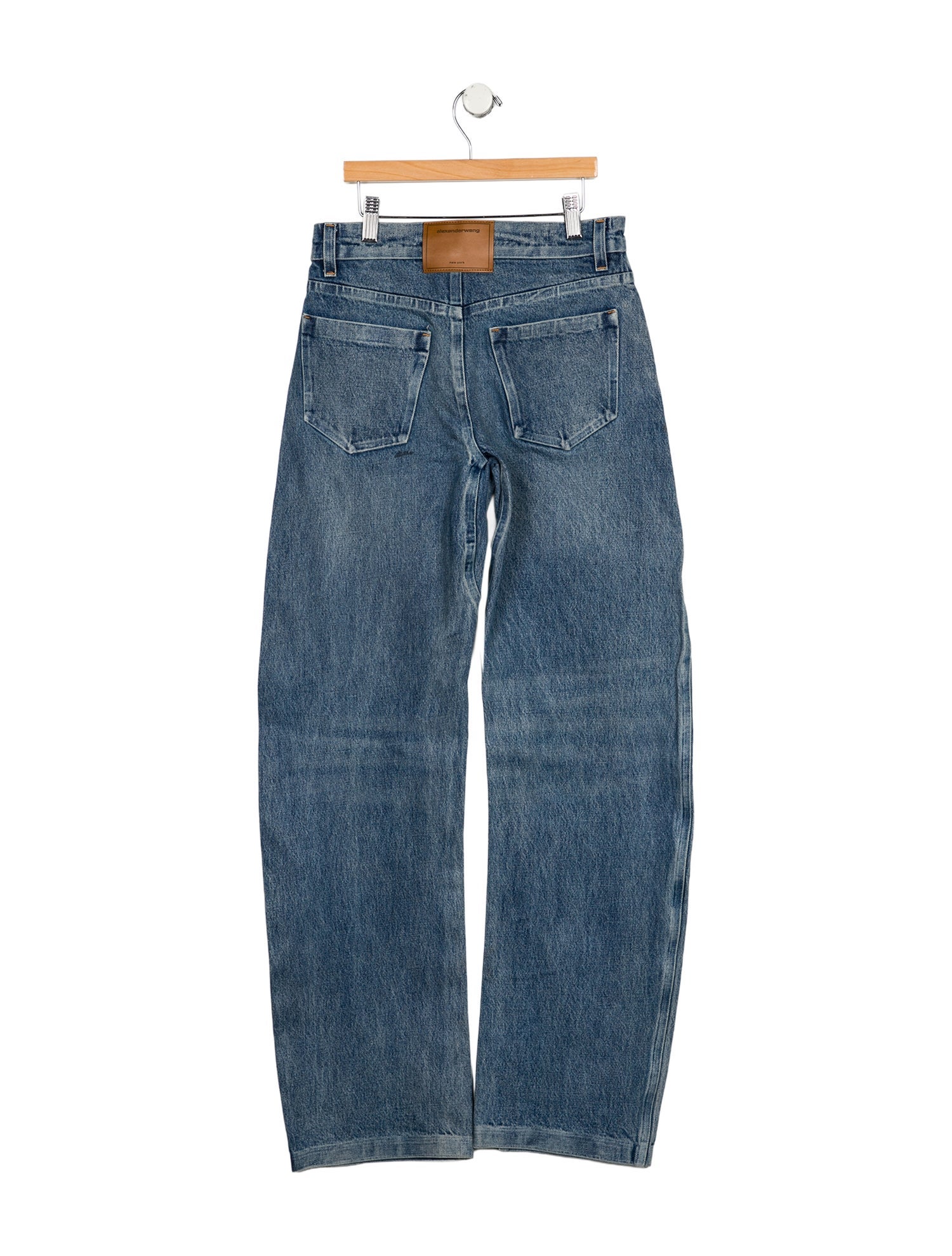 Alexander Wang Mid-Rise Wide Leg Jeans