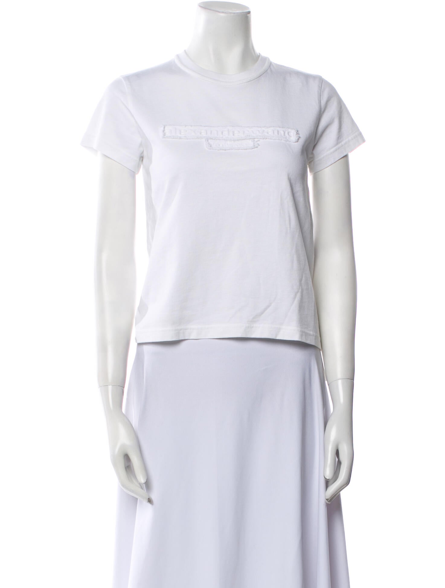 Alexander Wang Crew Neck Short Sleeve T-Shirt