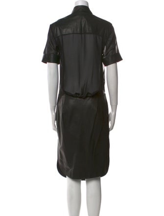 Alexander Wang Calf Leather Midi Length Dress