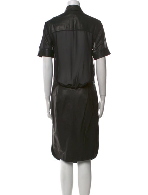 Alexander Wang Calf Leather Midi Length Dress