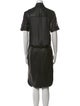 Alexander Wang Calf Leather Midi Length Dress
