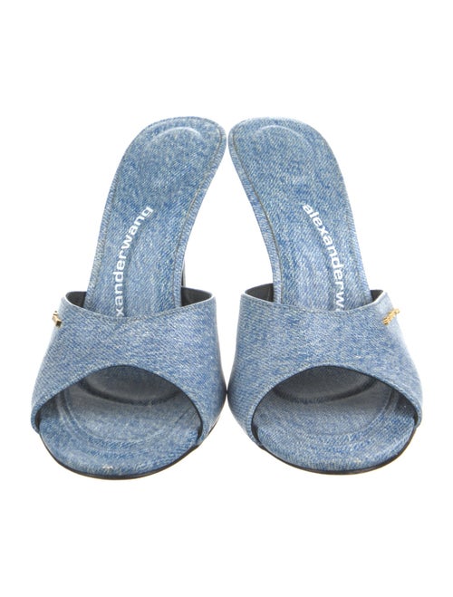 Alexander Wang Denim Slides