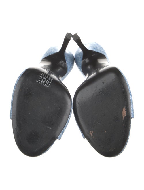 Alexander Wang Denim Slides