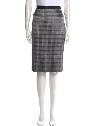 Alexander Wang Plaid Print Knee-Length Skirt