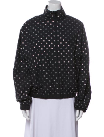 Alexander Wang Nylon Polka Dot Print Jacket