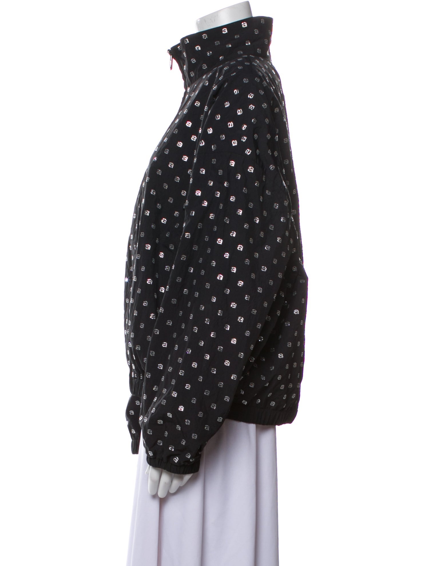 Alexander Wang Nylon Polka Dot Print Jacket