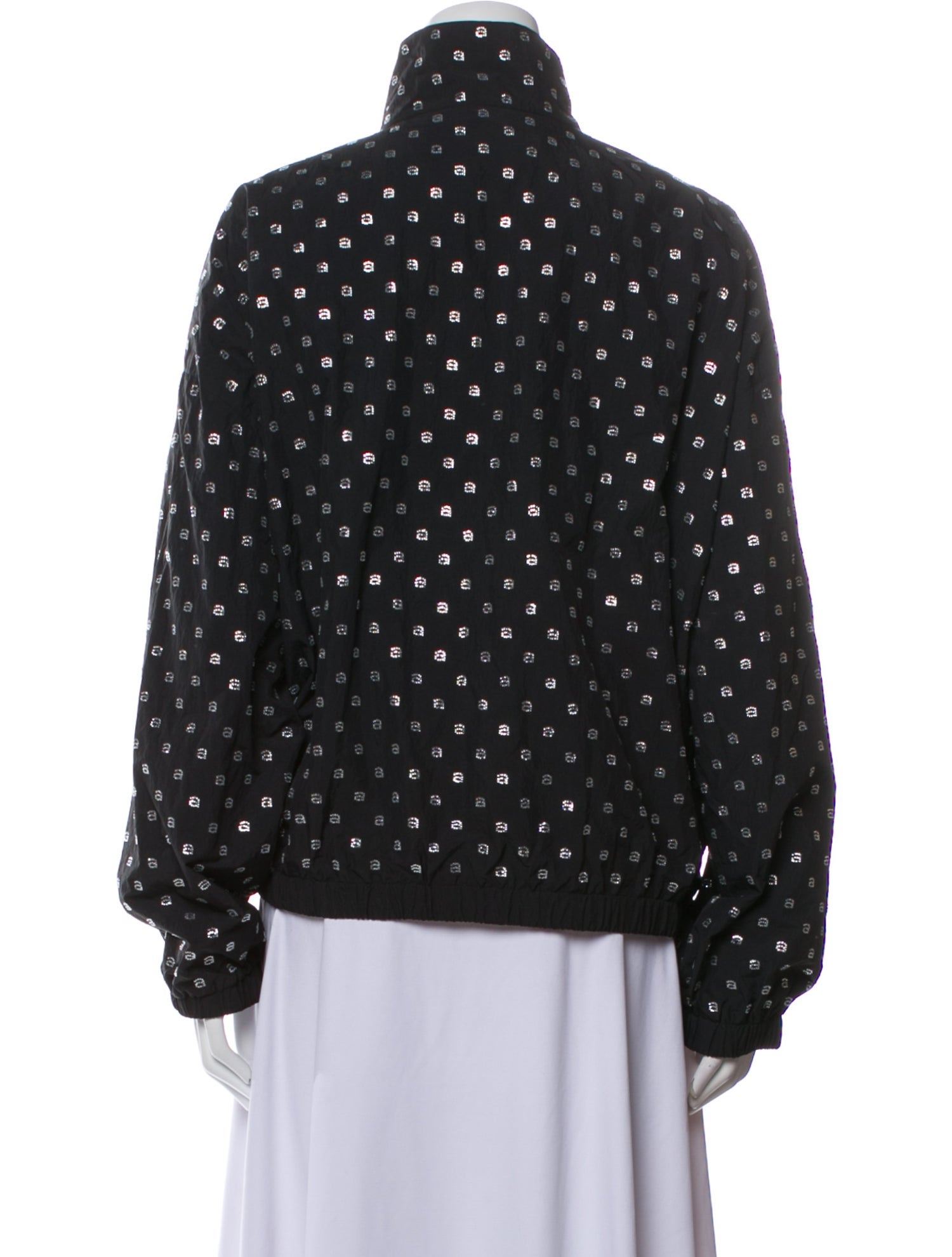 Alexander Wang Nylon Polka Dot Print Jacket