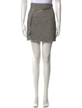 Alexander Wang Houndstooth Print Mini Skirt