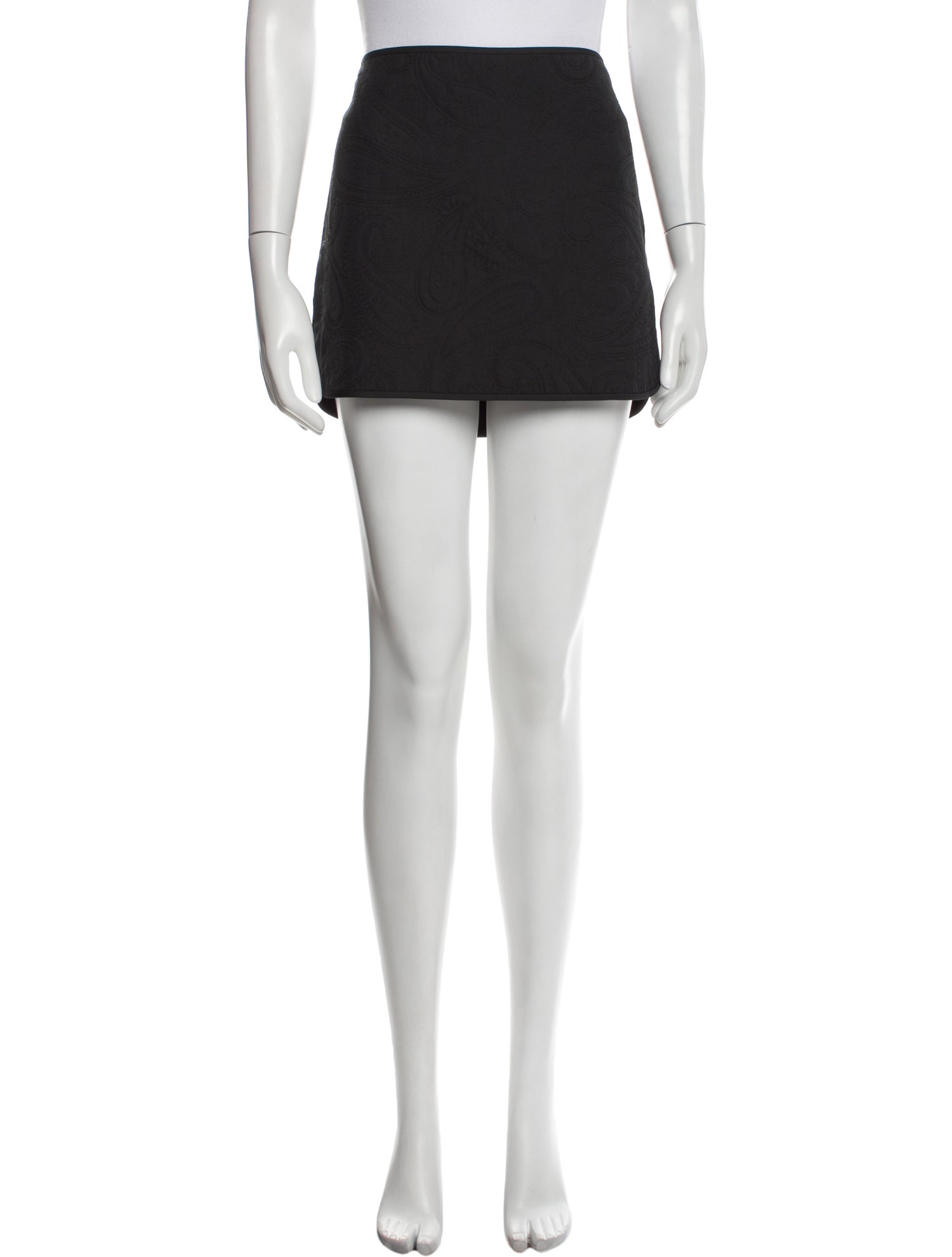 Alexander Wang Embroidered Accent Mini Skirt