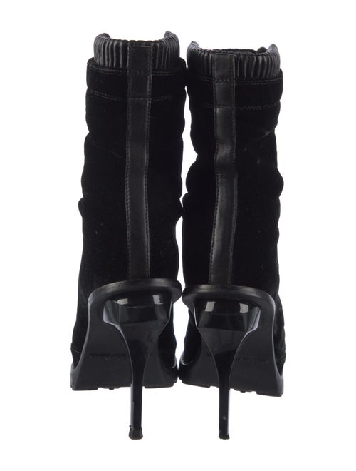 Alexander Wang Velvet Lace-Up Boots