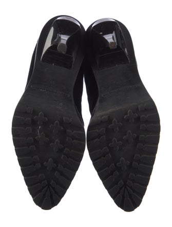 Alexander Wang Velvet Lace-Up Boots