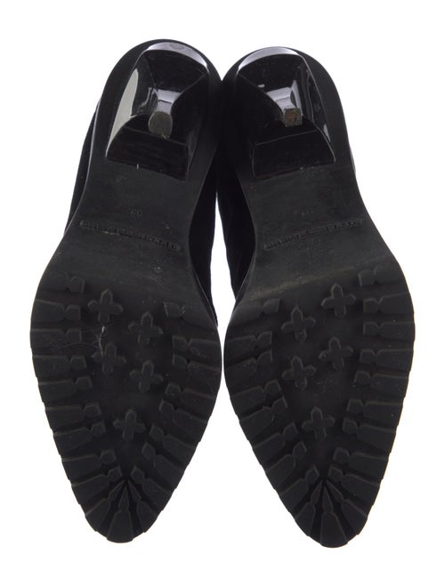 Alexander Wang Velvet Lace-Up Boots