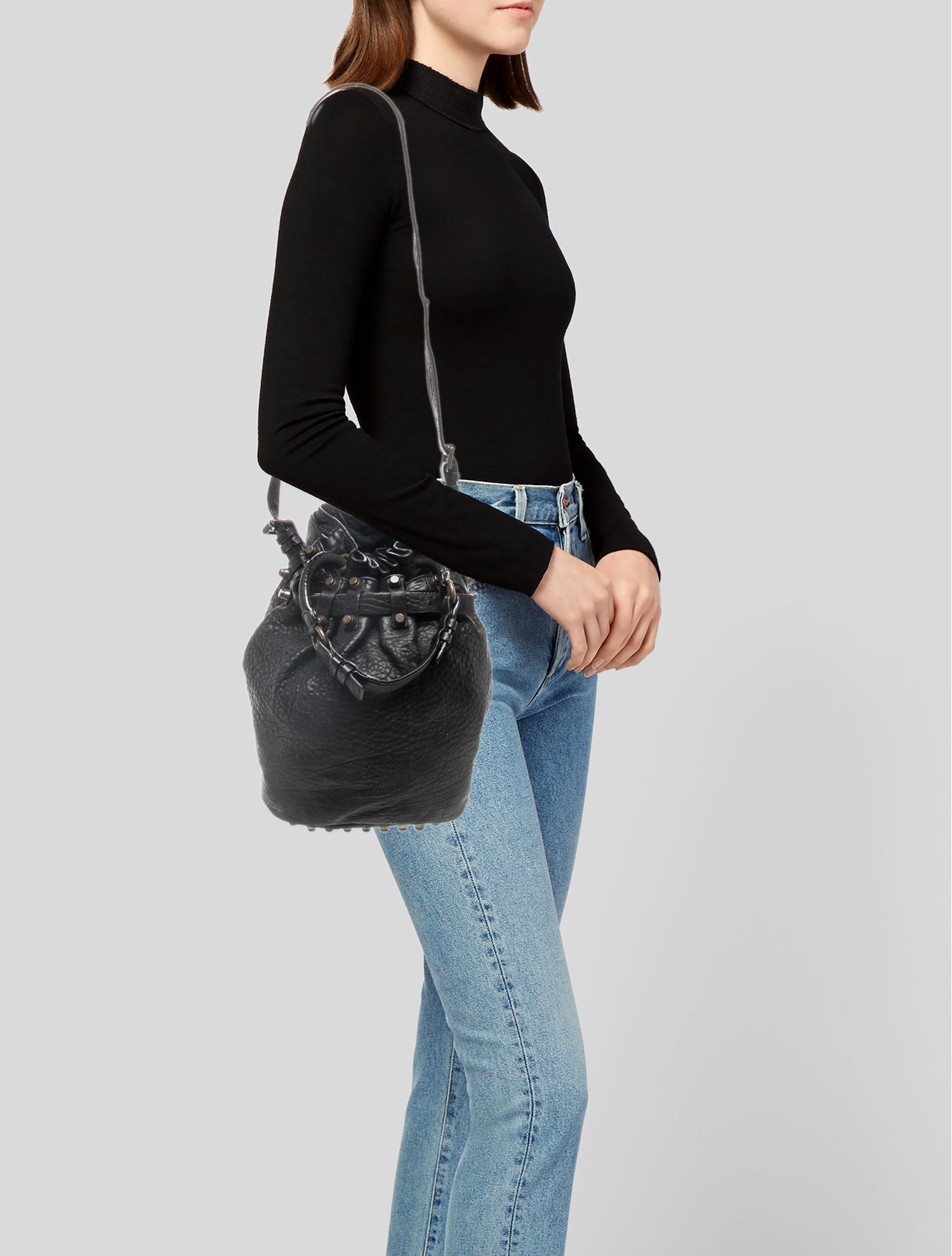 Alexander Wang Leather Bucket Bag