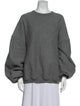 Alexander Wang Crew Neck Long Sleeve Sweatshirt