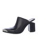 Alexander Wang Leather Studded Accents Mules