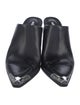 Alexander Wang Leather Studded Accents Mules