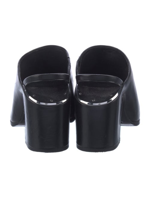 Alexander Wang Leather Studded Accents Mules