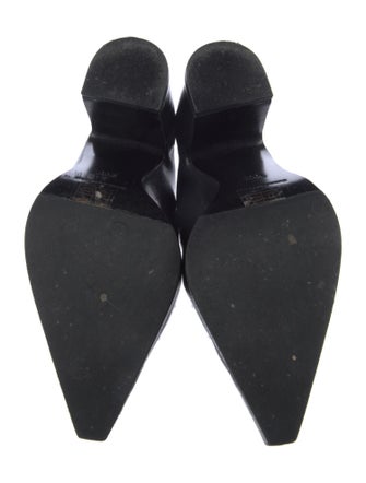 Alexander Wang Leather Studded Accents Mules