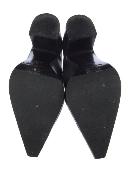 Alexander Wang Leather Studded Accents Mules