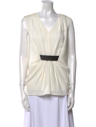 Alexander Wang V-Neck Sleeveless Blouse