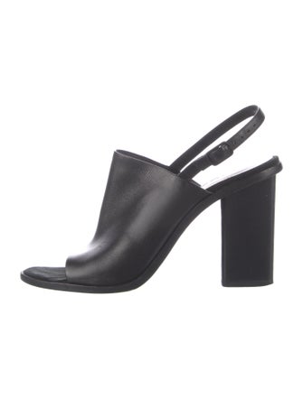 Alexander Wang Leather Slingback Sandals