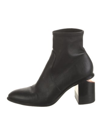 Alexander Wang Leather Sock Boots
