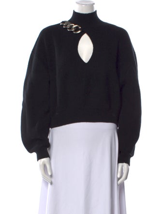 Alexander Wang Wool Mock Neck Sweater