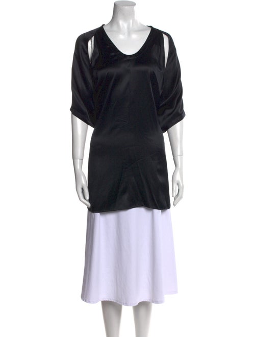 Alexander Wang Silk Scoop Neck Tunic