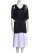 Alexander Wang Silk Scoop Neck Tunic