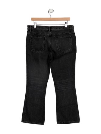 Denim x Alexander Wang Mid-Rise Wide Leg Jeans