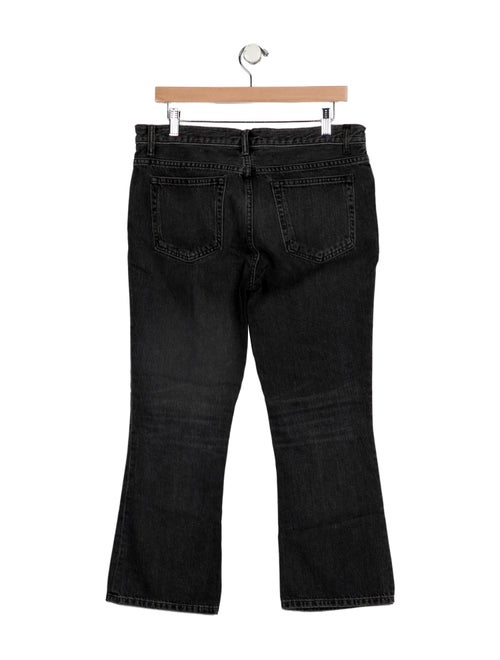 Denim x Alexander Wang Mid-Rise Wide Leg Jeans