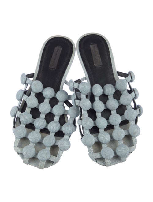 Alexander Wang Denim Slides