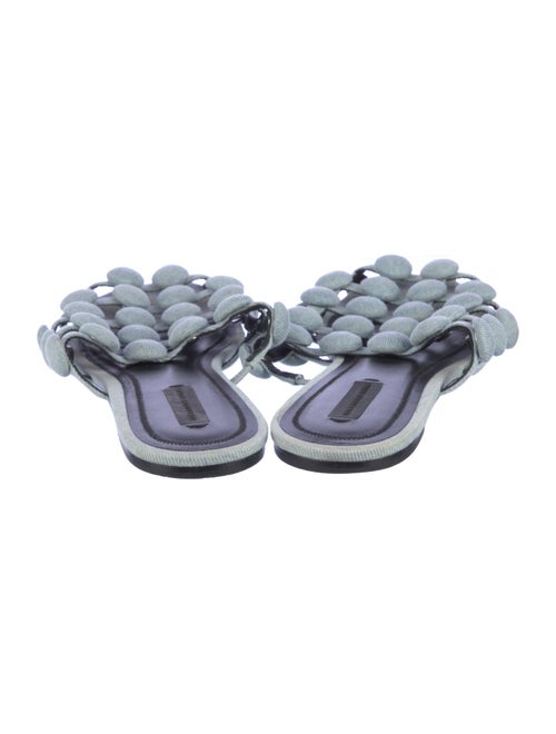 Alexander Wang Denim Slides
