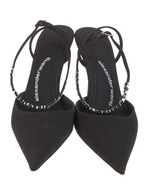 Alexander Wang Crystal Embellishments Slingback Pumps