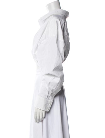 Alexander Wang Long Sleeve Crop Top