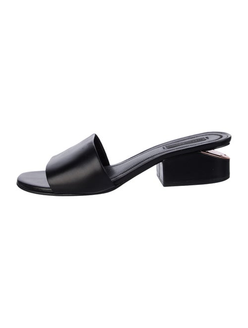 Alexander Wang Leather Slides
