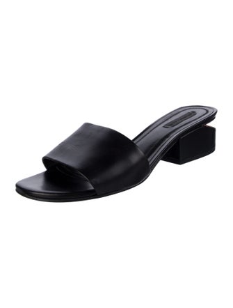 Alexander Wang Leather Slides