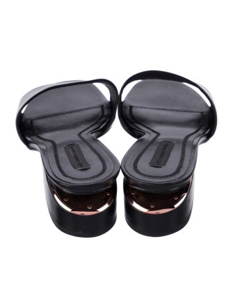 Alexander Wang Leather Slides