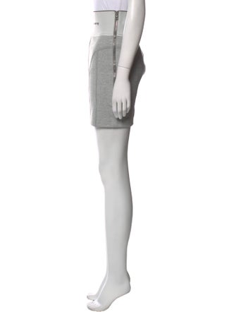 Alexander Wang Raw-Edge Trim Mini Skirt