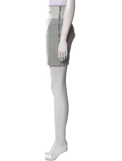 Alexander Wang Raw-Edge Trim Mini Skirt