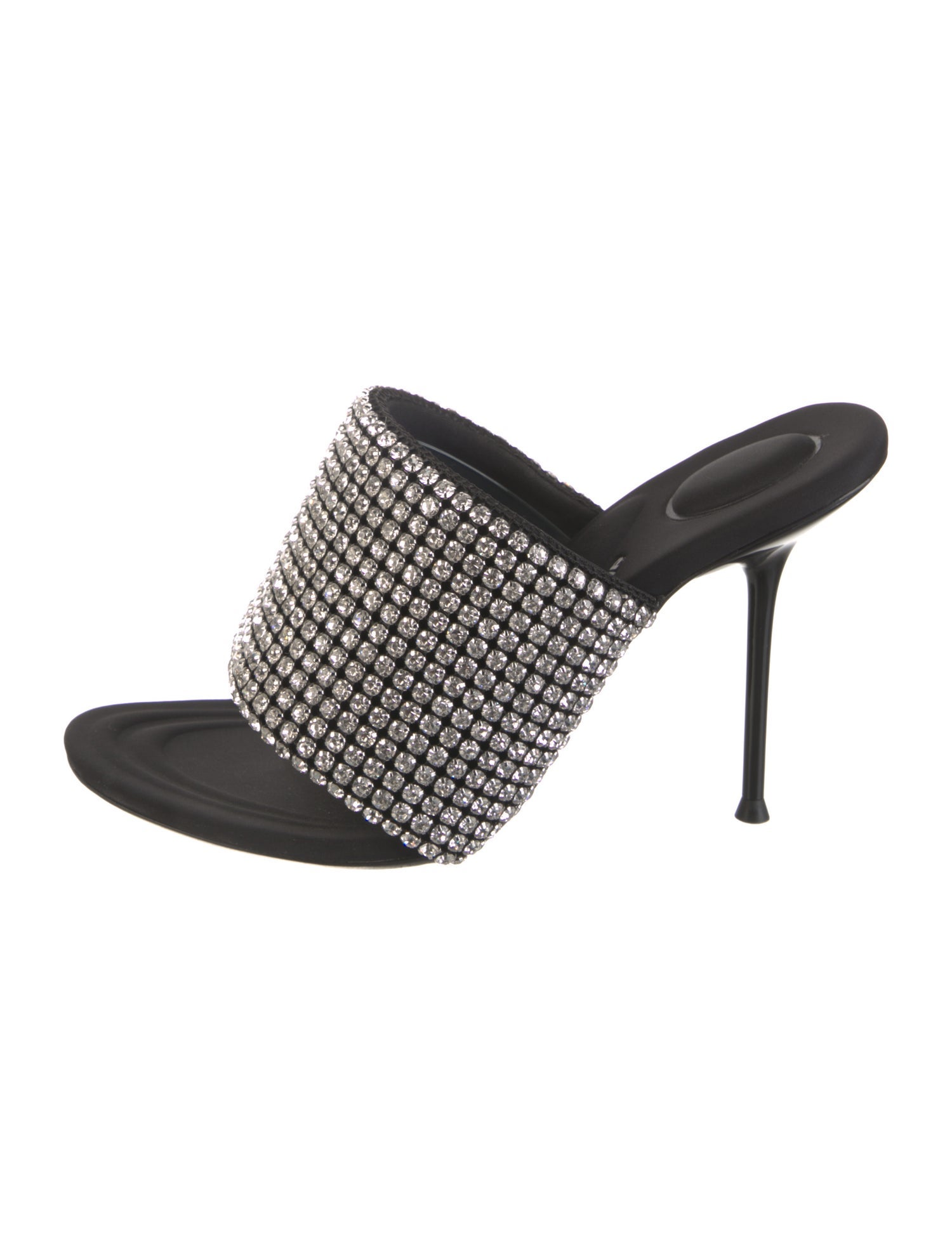 Alexander Wang Crystal Embellishments Slides